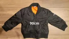 ブラック MA-1ジャケット 90cm