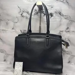 (美品)大人気、フルラ、ノラ、トートバッグ、大容量、A-4可、オールレザー、シボ