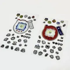 たまごっち ホログラムぷっくりシール 2枚セット