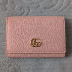GUCCI GGマーモント 名刺入れ カードケース ピンクのサムネイル