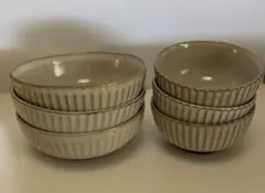 ニトリ唐茶削ぎ　丸ボウル　大小3ヶずつセットのサムネイル