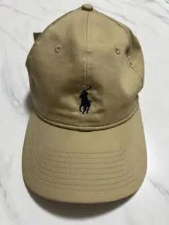 ポロ　ベージュキャップ