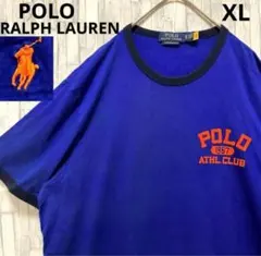 ポロ ラルフローレン リンガーネックＴシャツ XL ポニー 刺繍 QR 現行タグ