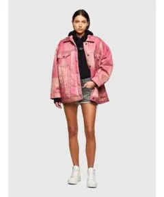美品　ディーゼル　DIESEL ジャケット　アウター　ピンク