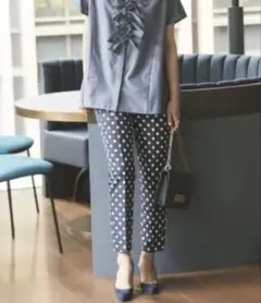 新品未使用】シェリエ sheller ZIP×美シルエットテーパードパンツ