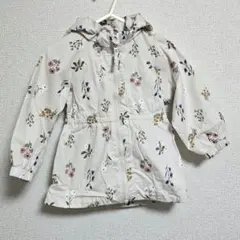 H&M 花柄 ジャケット 80 ウィンドブレーカー ベージュ