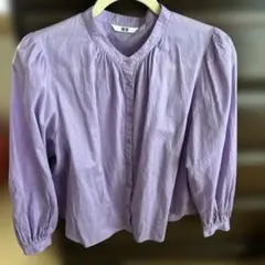 UNIQLO　コットンボリューム袖ブラウス