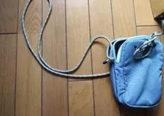 軽量 ナイロン製 ミニショルダーバッグ グレー