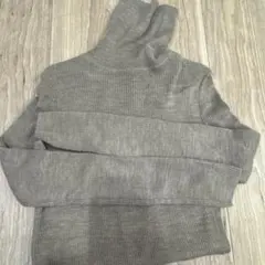 UNIQLOメリノリブタートルネックセーター ベージュ Mサイズ