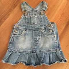 cherokee デニムジャンパースカート 12M 80 フリル チェロキー