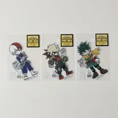 ヒロアカ　緑谷出久　爆豪勝己　轟焦凍 B-SIDE LABEL ステッカー 3枚