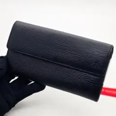 ルイヴィトン 長財布 エピ ポルトフォイユ サラ 6枚 A492 ブラック