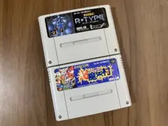 スーパーアールタイプ　超魔界村　スーパーファミコン　メンテナンス済み