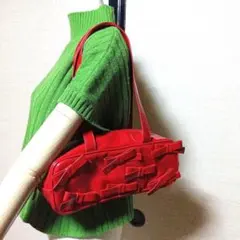 First hand エナメルリボンバッグ ✨️ 美品