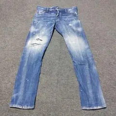 ディースクエアード2 スキニーデニム ダメージ加工