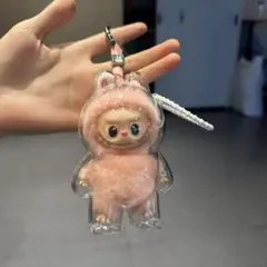 LABUBU　ラブブ　pin for love クリアケース　 イニシャル　1個