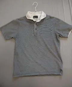 THE SHOP TK MIXPICE ポロシャツ グレー L 訳あり品