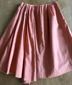 ★Cacharel キャシャレル ひざ丈スカート サーモンピンク★のサムネイル