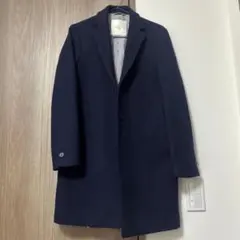 EDIFICE ネイビー チェスターコート