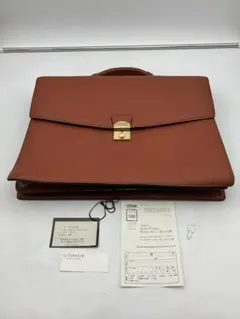 アイグナーAIGNER◇ヴィンテージレザーバッグ ビジネスバッグ ブリーフ