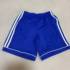 adidas 　ハーフパンツ　160cm 青のサムネイル
