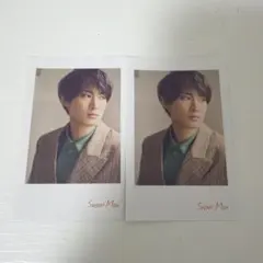 SnowMan オレンジKiss特典 チェキ風カード 向井康二