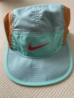 Nike DRI-FIT キャップ M/L 水色/オレンジ