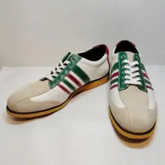 超美品 MARIO VALENTINO 革スエード スニーカー 白 26cmのサムネイル