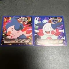ポケットモンスター　 ダイヤモンド＆パール トップ　シール マネネ進化系