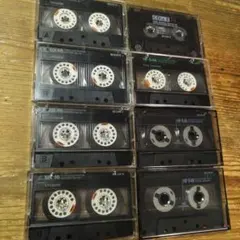 使用済カセットテープ　SONY各種8本セット