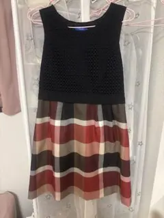 BLUE LABEL CRESTBRIDGE チェックワンピース 38