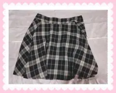 【平成ギャル】チェック柄ミニスカート　グランジフェアリー　y2k　バレエコア