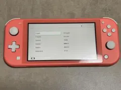Nintendo Switch Lite 本体 コーラル 充電器なし