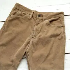 【レアモデル】70s ヴィンテージLevi's 太畝コーデュロイパンツ42タロン