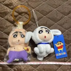 クレヨンしんちゃん　ぶりぶりざえもん　シロ　ぬいぐるみ　マスコット　レトロ　レア