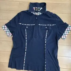 DAKS ゴルフ ポロシャツ L ネイビー 半袖