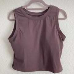 SUKALA プレミアムフィットクロップドタンクトップ　M インディアンレッド