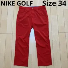 NIKE GOLF ナイキゴルフ　パンツ　レッド　サイズ34のサムネイル