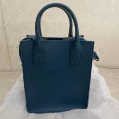 【zucca】フェイクレザーロゴバック