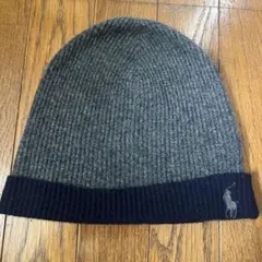 r*y様 Polo Ralph Lauren ニット帽 グレー ネイビー