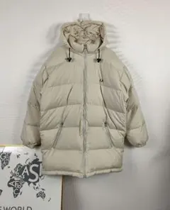 Fred Perry ダウンジャケット Lサイズ ベージュ メンズ