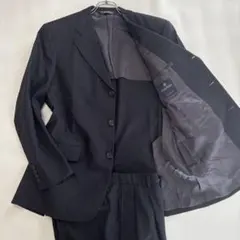 良品 ブルックスブラザーズ スーツ セットアップ ストライプ Lサイズ ネイビー