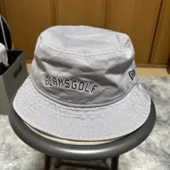 ニューエラゴルフ BEAMSGOLF バケットハット グレー Mサイズ