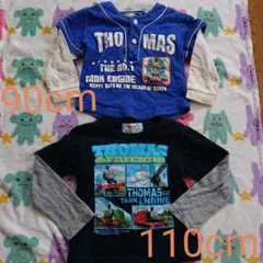 【中古】トーマス長袖カットソーロングTシャツロンティーロンT90cm110cm