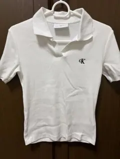 Calvin Klein Jeans ポロシャツ 半袖 ホワイト