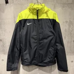 NIKE STORM-FIT ナイロンジャケット ネオンイエロー×ブラック XS