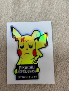 ホログラム ピカチュウ ステッカー