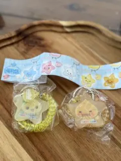 しずくちゃん　スプリングゴムキーホルダー　2個セット