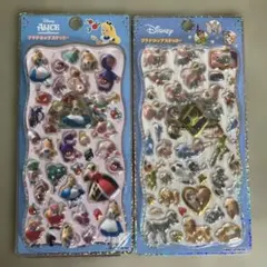 ディズニー プチドロップステッカー 2種セット