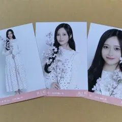 井上和 ✨ 桜カラーコーデ 生写真 3種 コンプ 乃木坂46のサムネイル